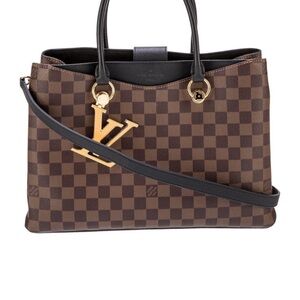 Louis Vuitton Brown Checkered Shoulder Bag
